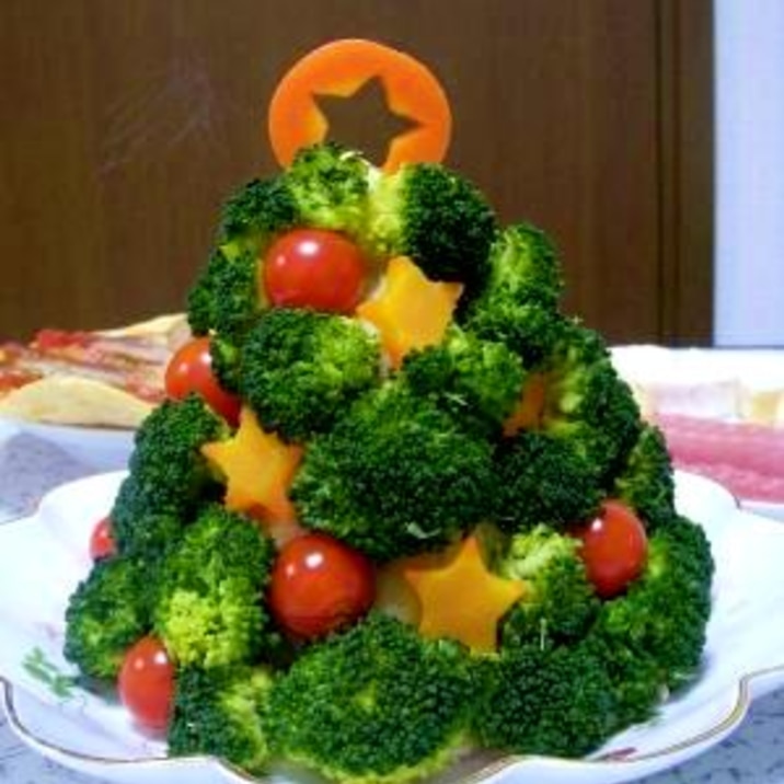 パーティーにピッタリ クリスマスツリーサラダ レシピ 作り方 By ボタン38 楽天レシピ パーティーにピッタリ クリスマスツリーサラダ レシピ 作り方 By ボタン38 楽天レシピ